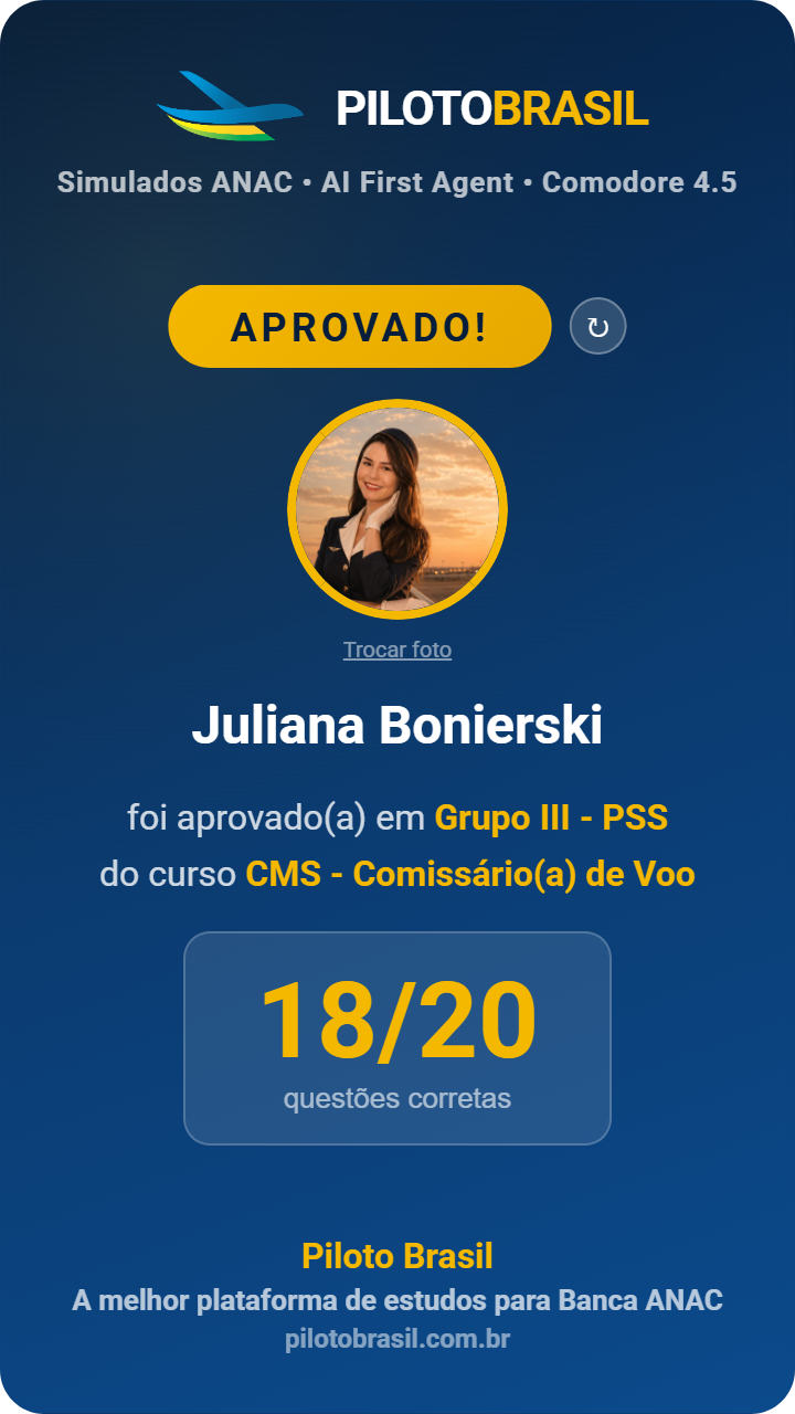 Juliana Bonierski aprovado