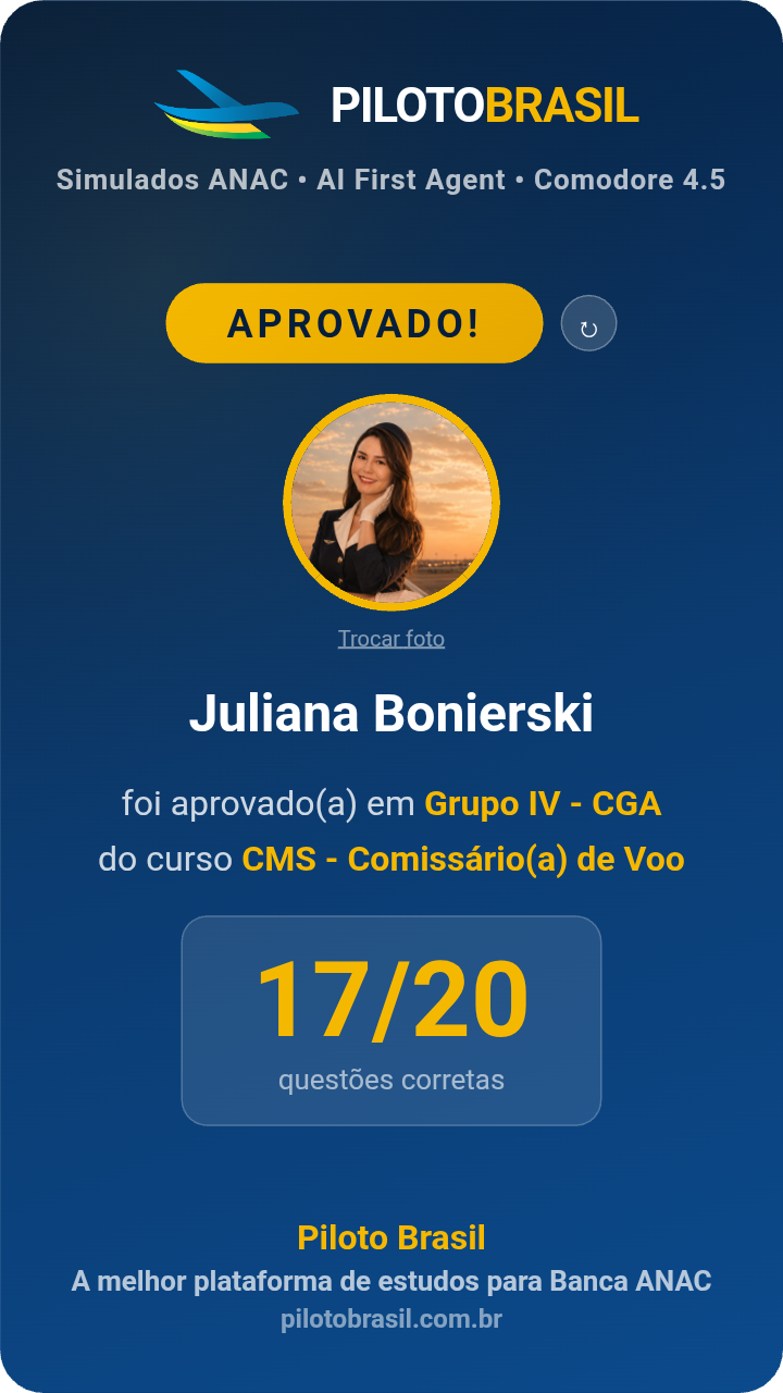 Juliana Bonierski aprovado