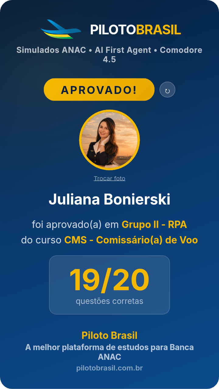 Juliana Bonierski aprovado