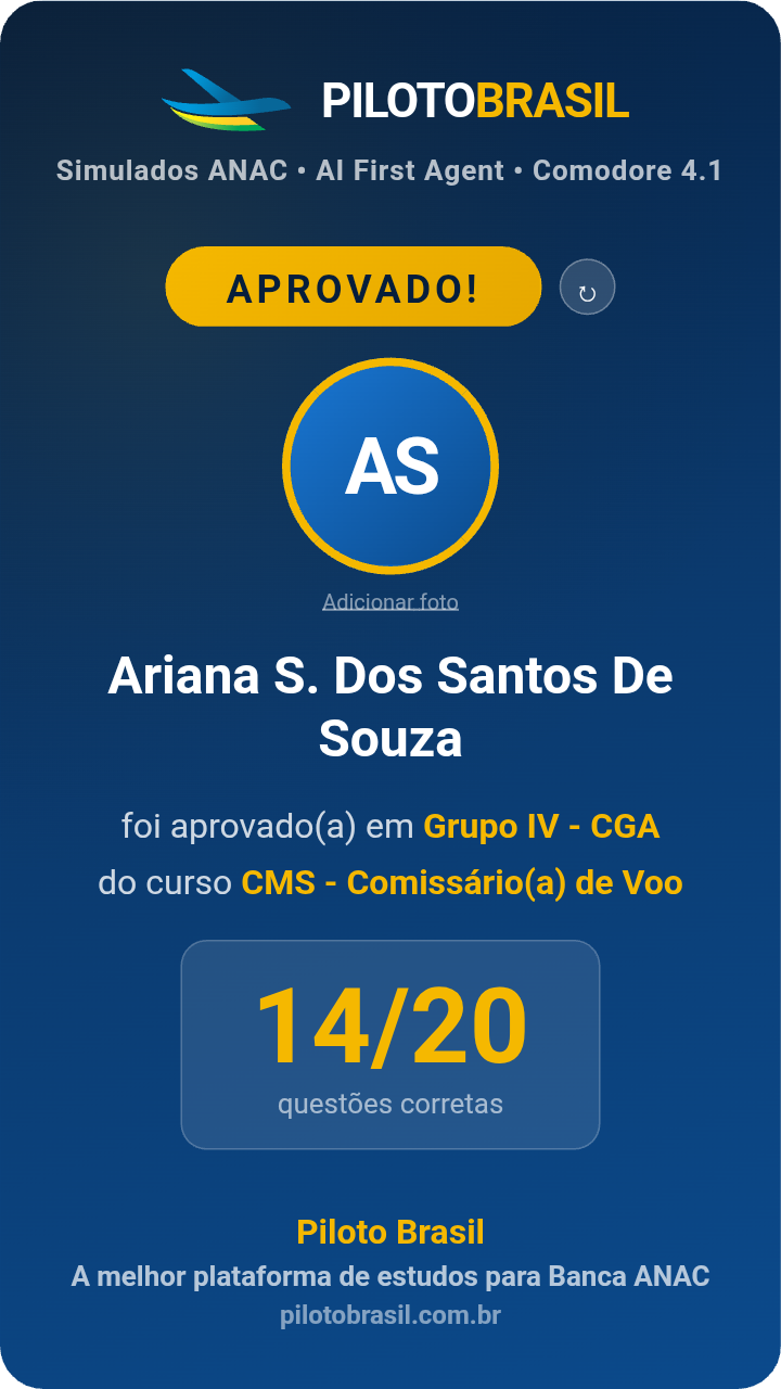 Ariana S. Dos Santos De Souza aprovado