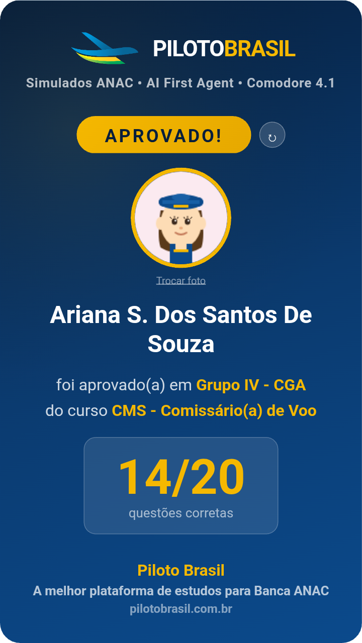 Ariana S. Dos Santos De Souza aprovado