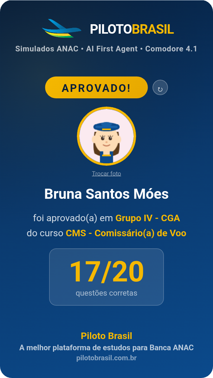 Bruna Santos Móes aprovado
