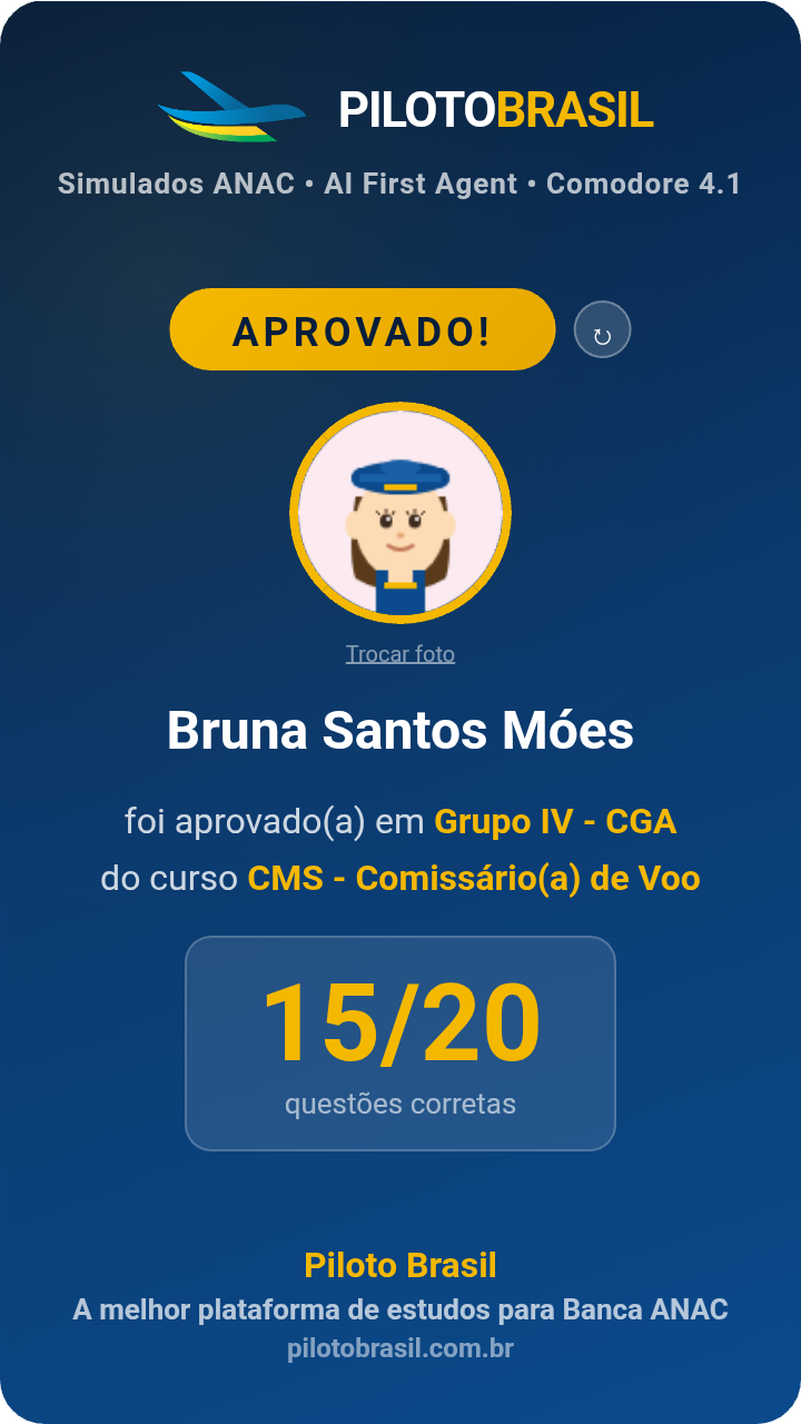 Bruna Santos Móes aprovado