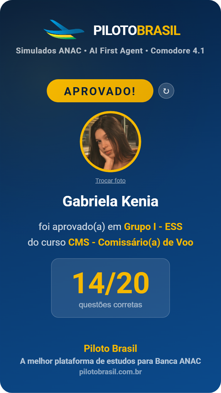 Gabriela Kenia aprovado