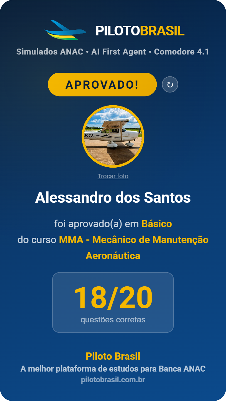 Alessandro dos Santos aprovado