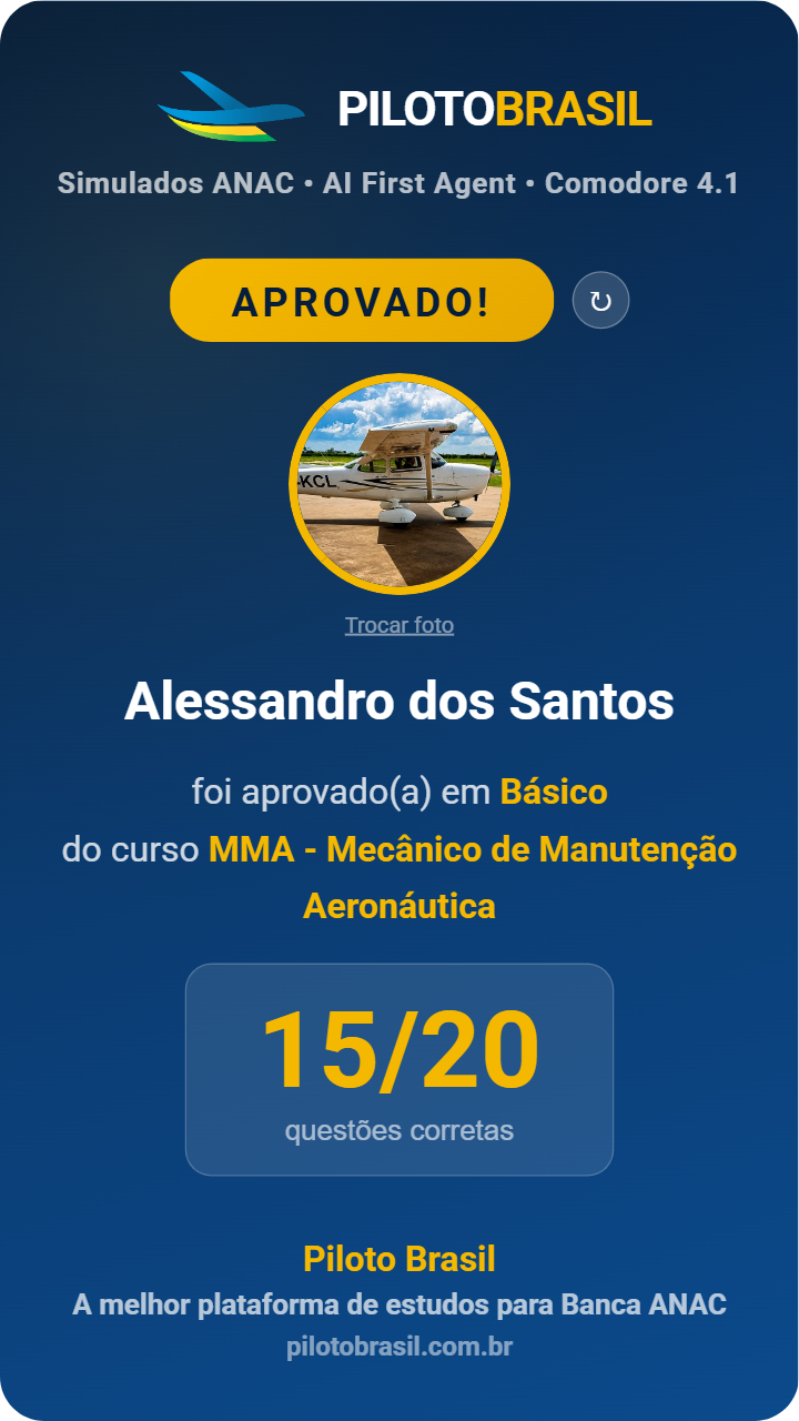 Alessandro dos Santos aprovado