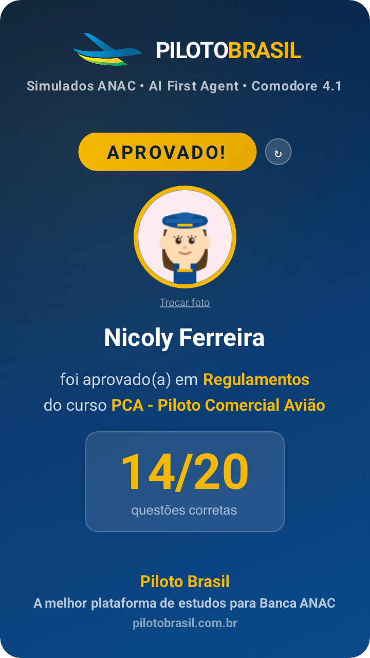 Nicoly Ferreira aprovado
