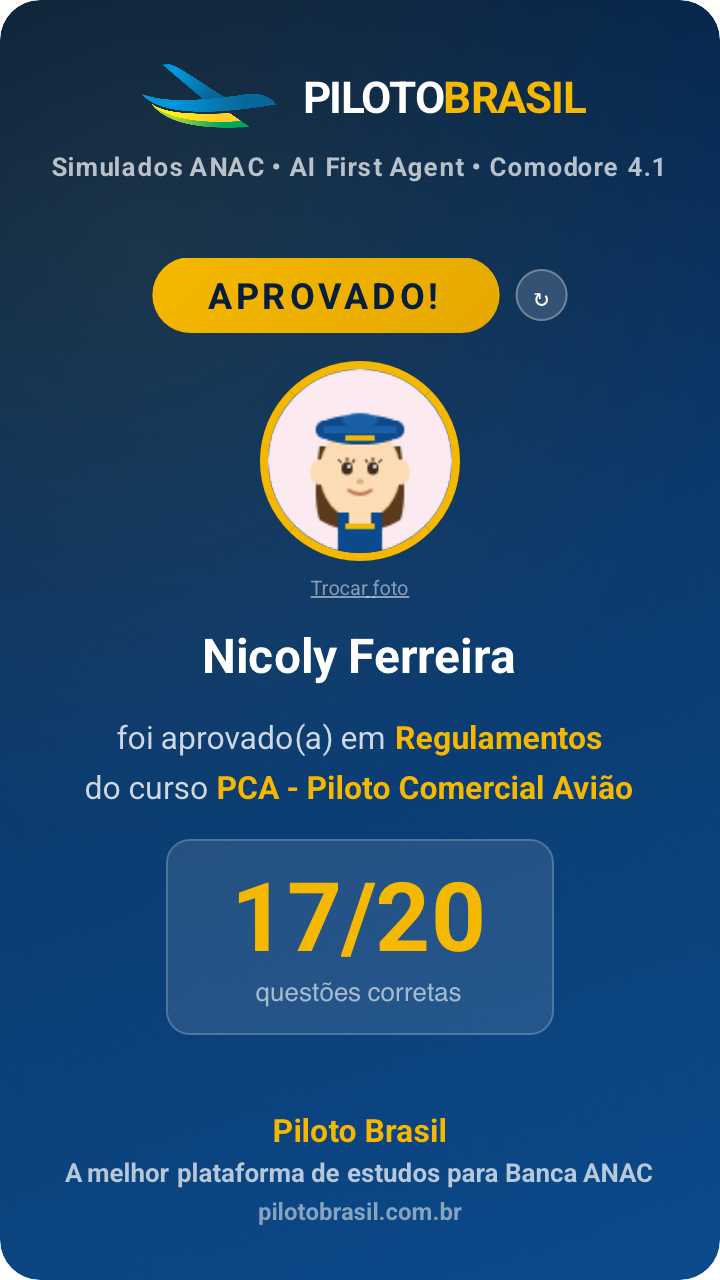 Nicoly Ferreira aprovado