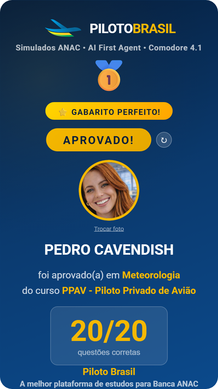 PEDRO CAVENDISH aprovado
