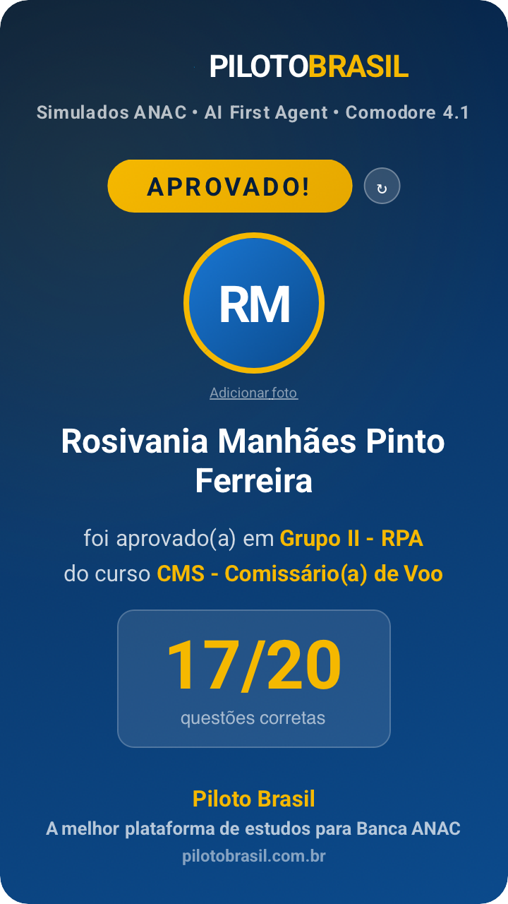 Rosivania Manhães Pinto Ferreira aprovado