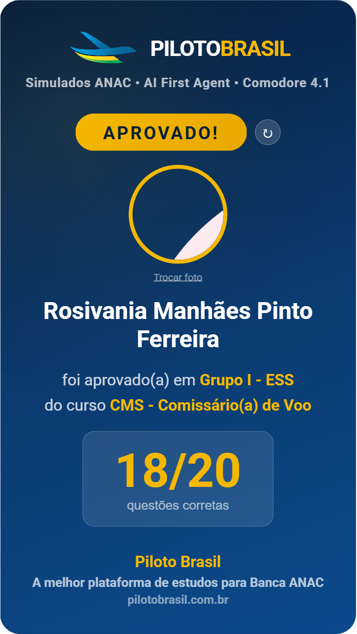 Rosivania Manhães Pinto Ferreira aprovado
