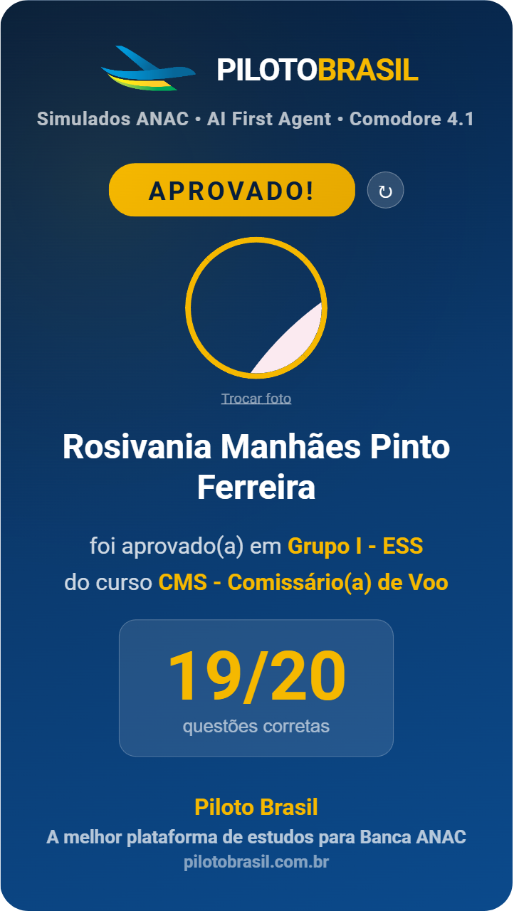 Rosivania Manhães Pinto Ferreira aprovado