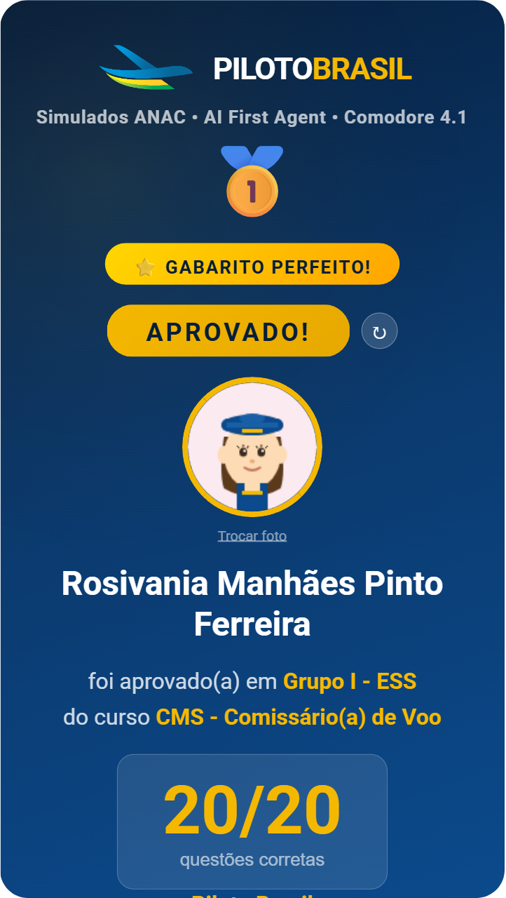Rosivania Manhães Pinto Ferreira aprovado