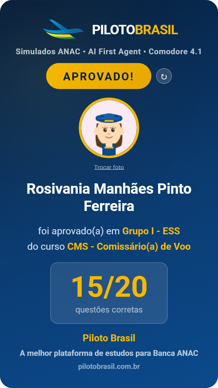 Rosivania Manhães Pinto Ferreira aprovado