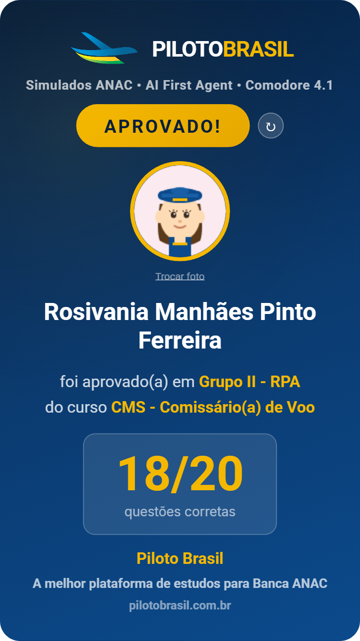 Rosivania Manhães Pinto Ferreira aprovado