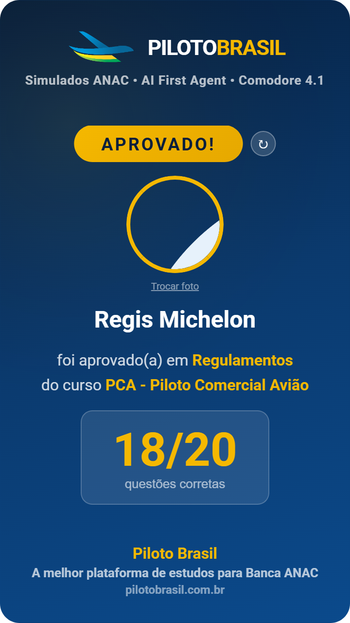 Regis Michelon aprovado