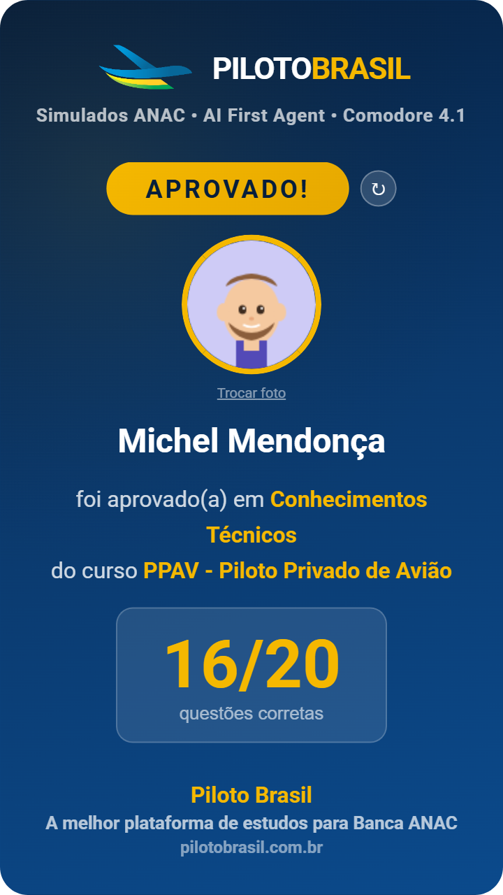 Michel Mendonça aprovado