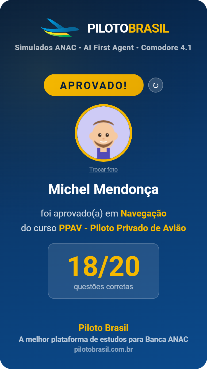 Michel Mendonça aprovado