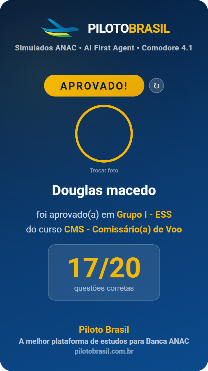 Douglas macedo aprovado