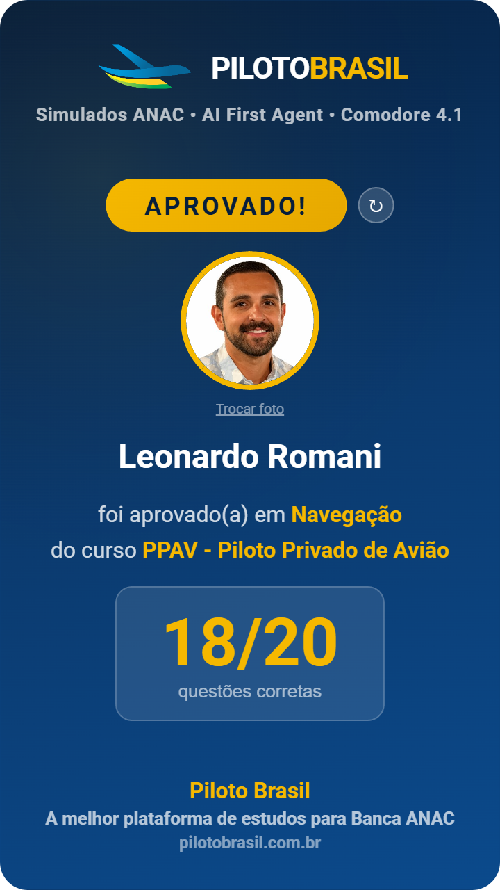 Leonardo Romani aprovado