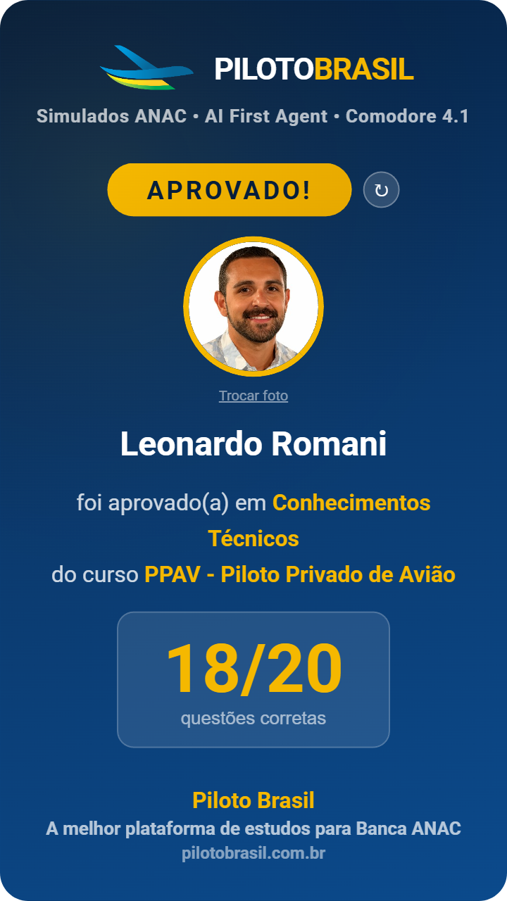 Leonardo Romani aprovado