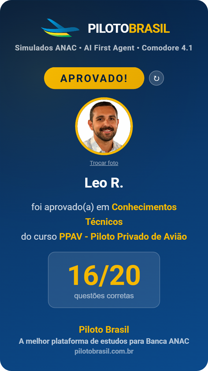 Leo R. aprovado
