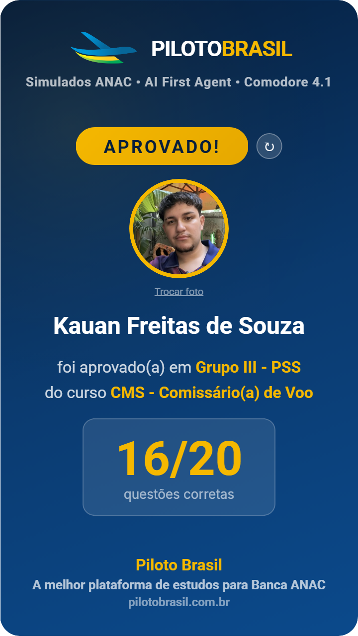 Kauan Freitas de Souza aprovado