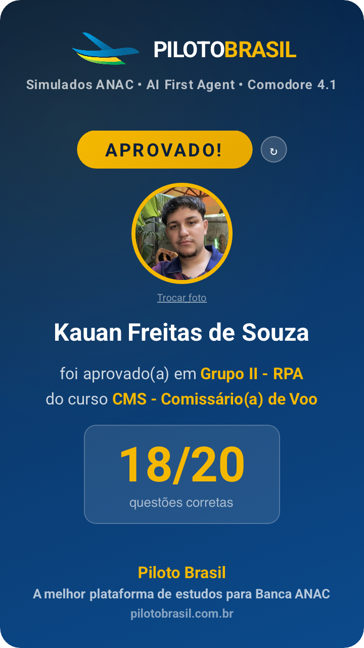 Kauan Freitas de Souza aprovado