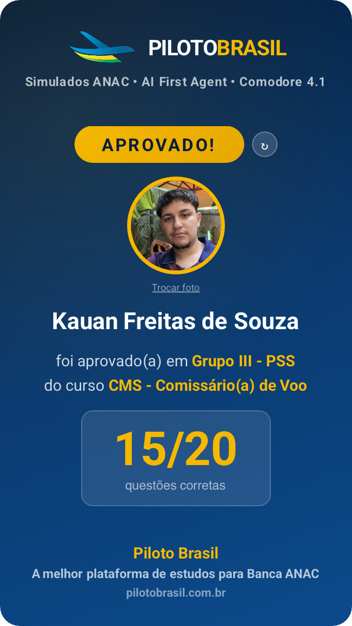 Kauan Freitas de Souza aprovado