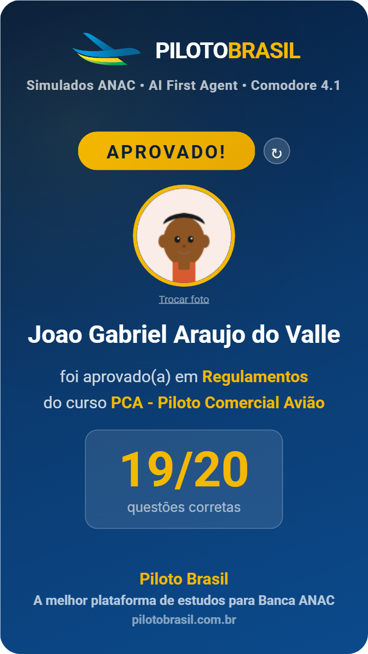 Joao Gabriel Araujo do Valle aprovado