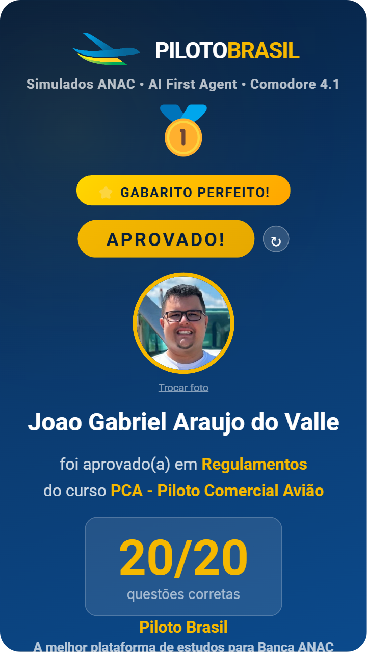 Joao Gabriel Araujo do Valle aprovado