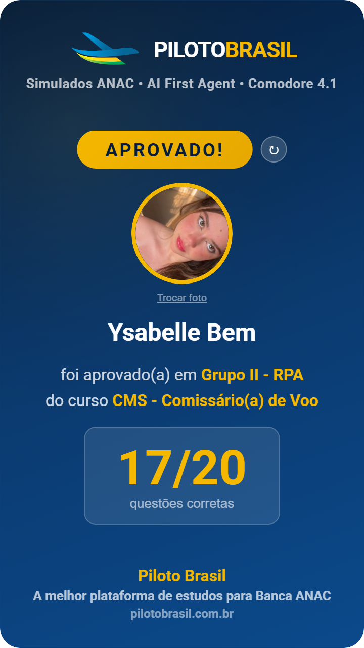 Ysabelle Bem aprovado