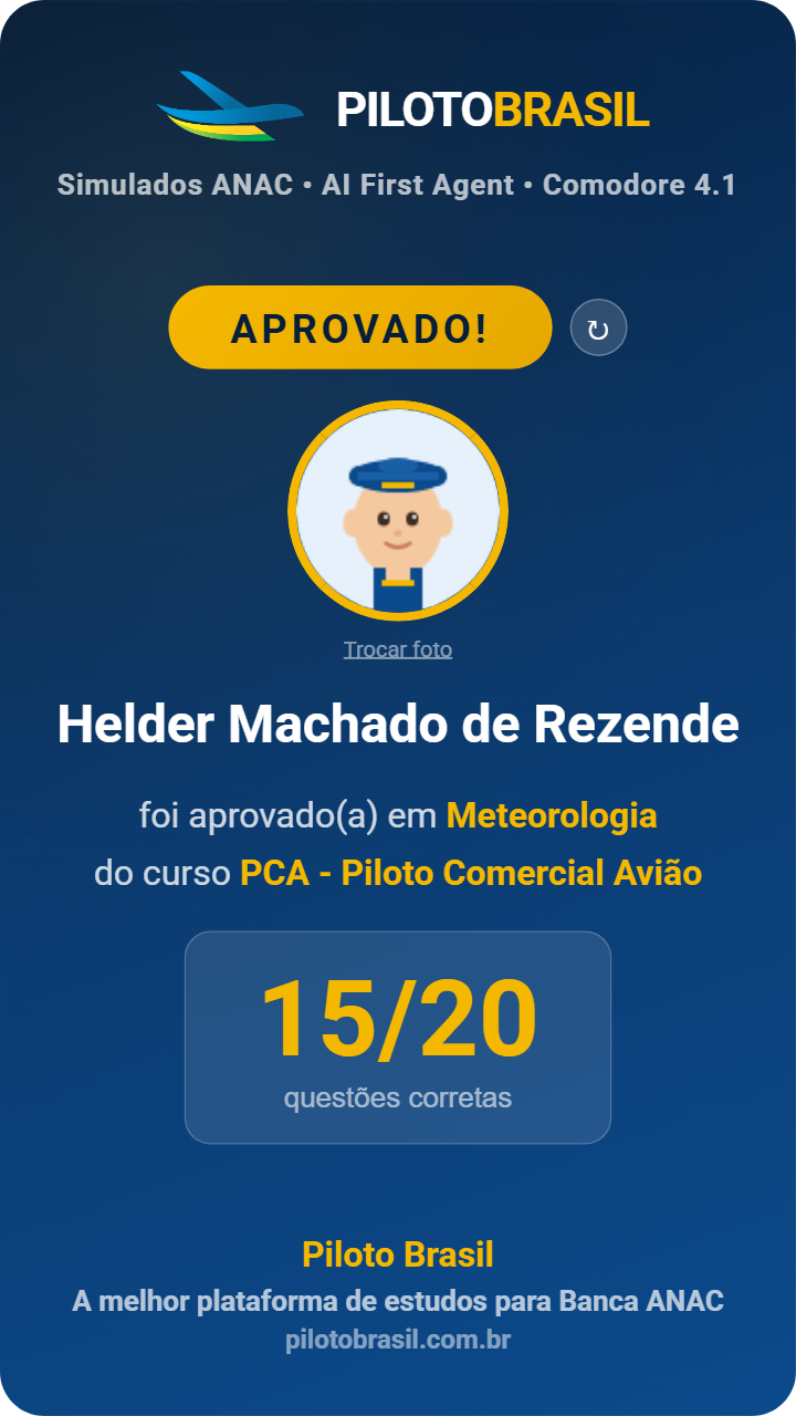 Helder Machado de Rezende aprovado