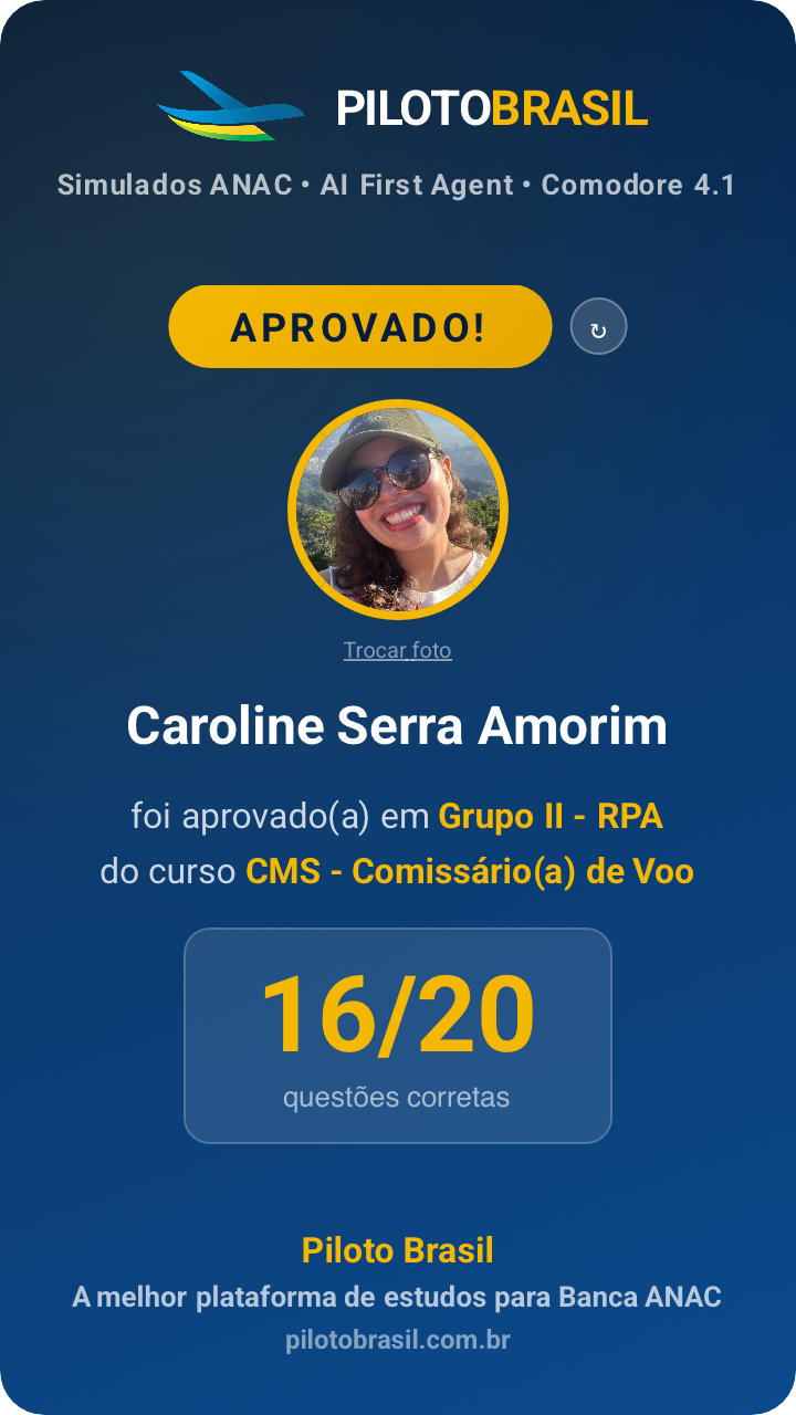 Caroline Serra Amorim aprovado