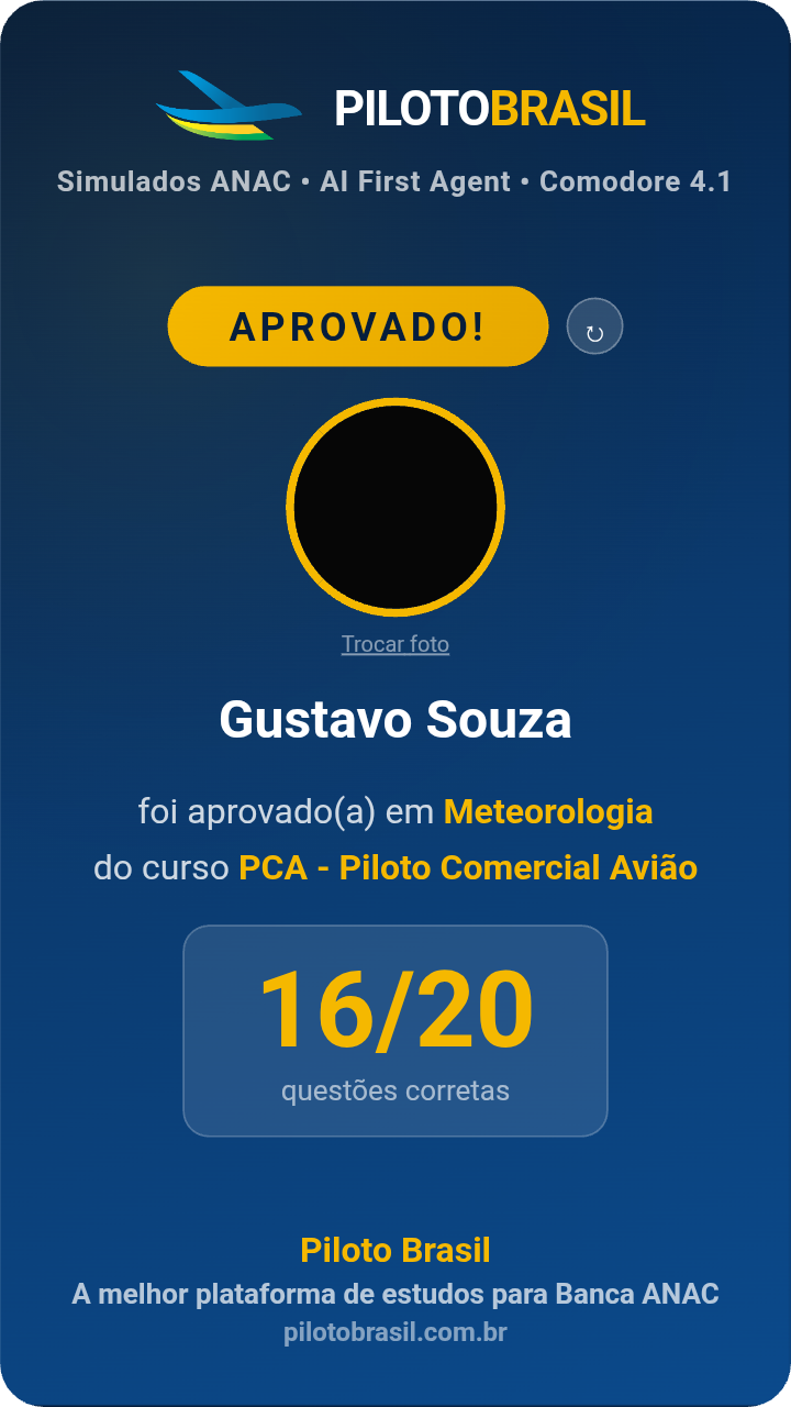 Gustavo Souza aprovado