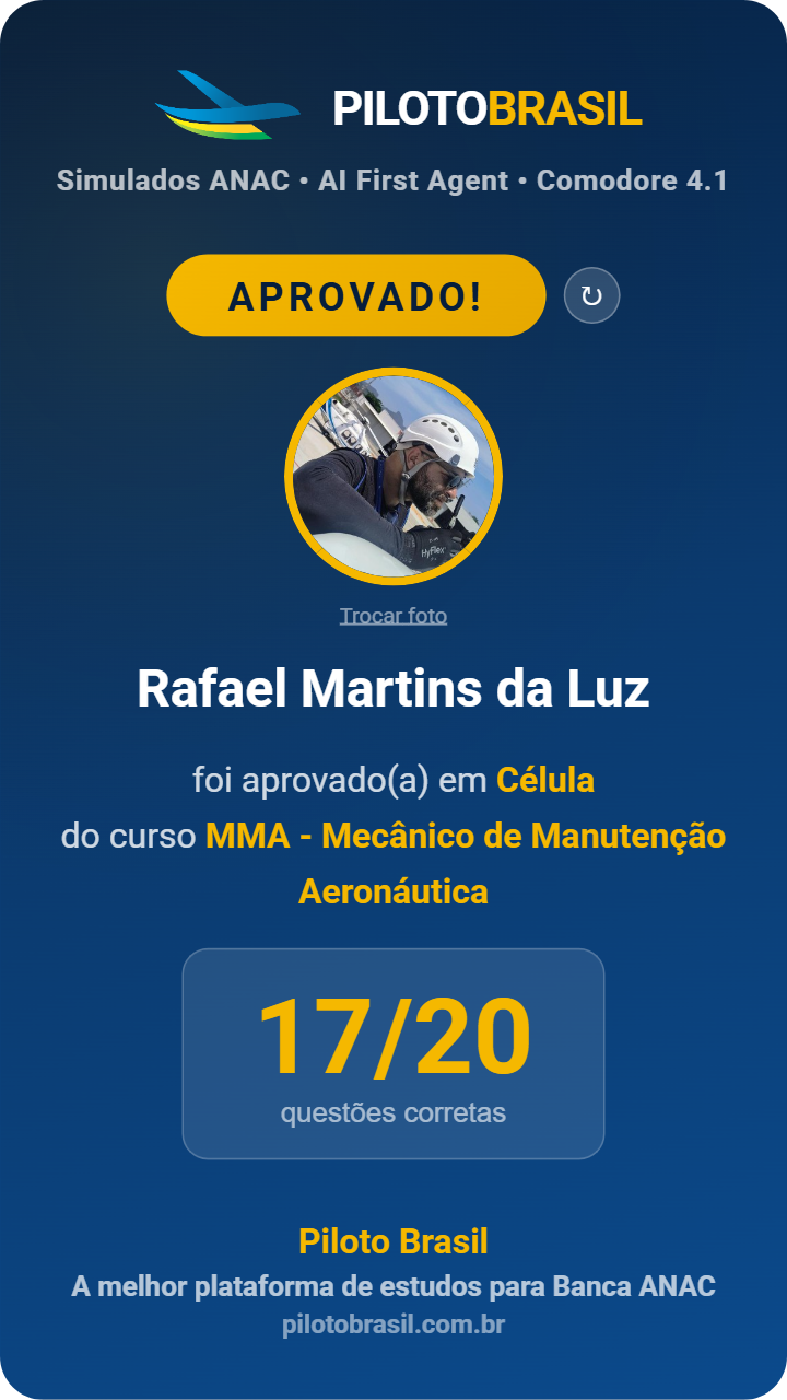 Rafael Martins da Luz aprovado
