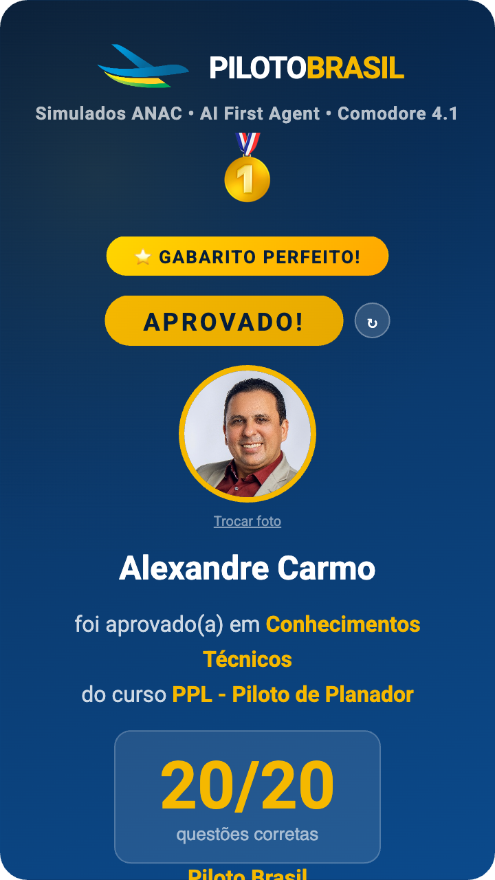 Alexandre Carmo aprovado