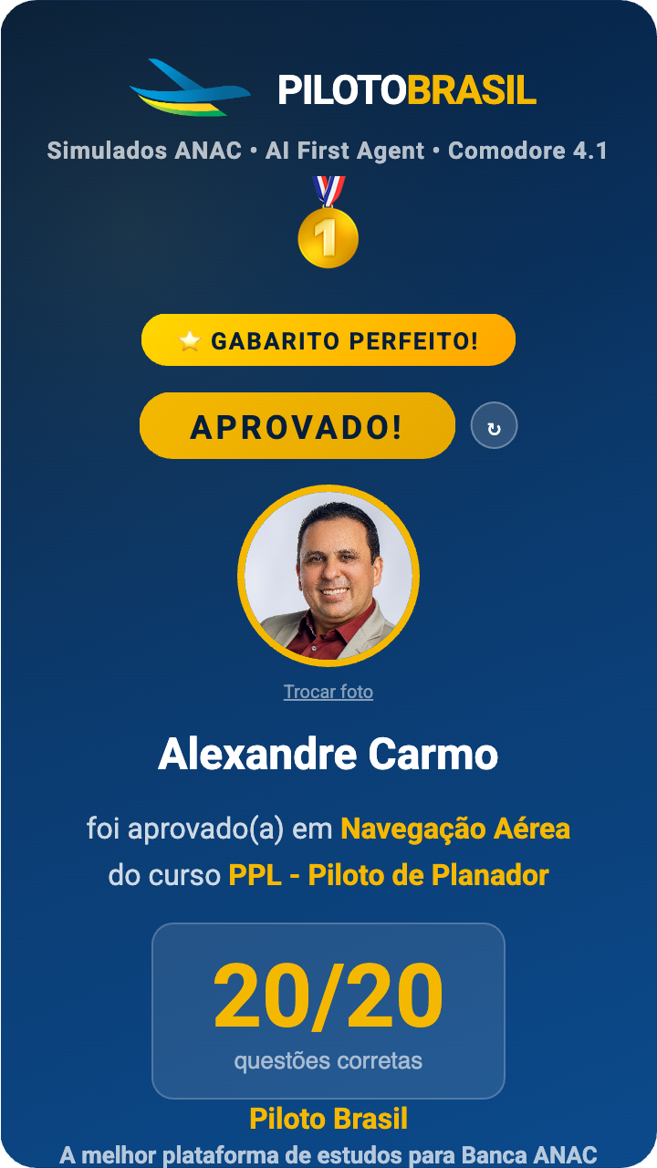 Alexandre Carmo aprovado