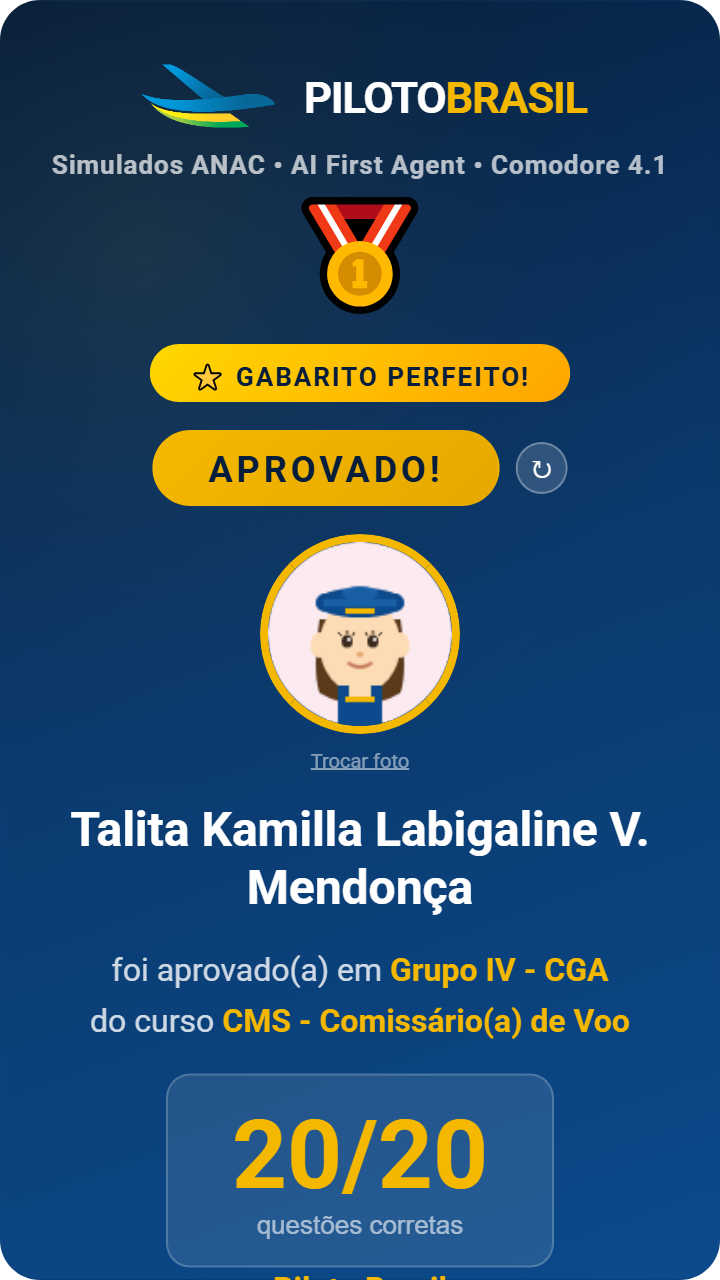 Talita Kamilla Labigaline V. Mendonça aprovado
