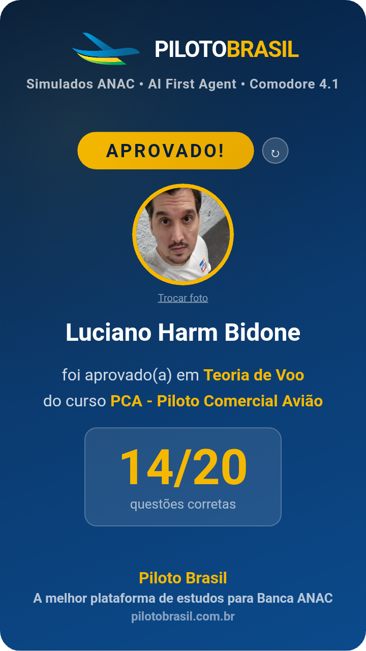 Luciano Harm Bidone aprovado