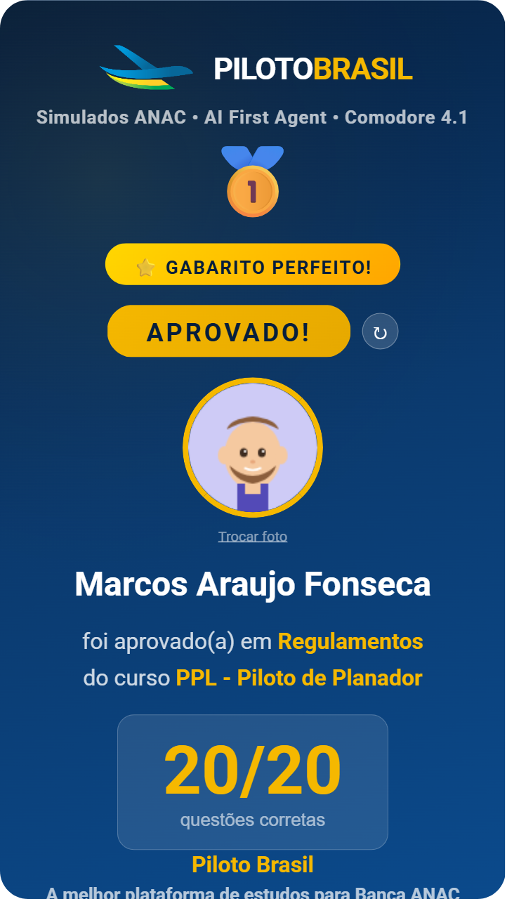Marcos Araujo Fonseca aprovado