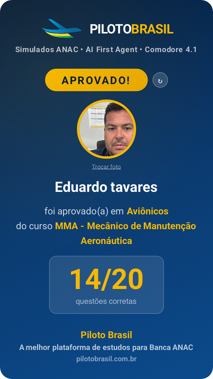 Eduardo tavares aprovado