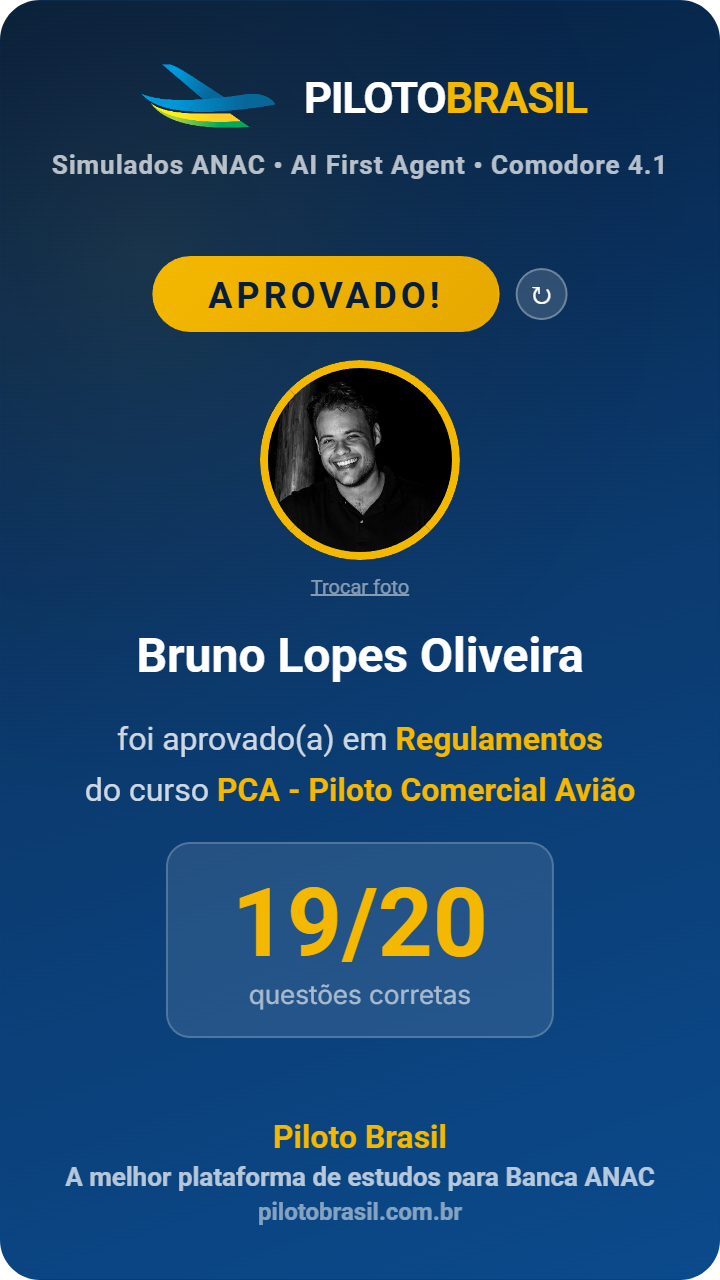 Bruno Lopes Oliveira aprovado