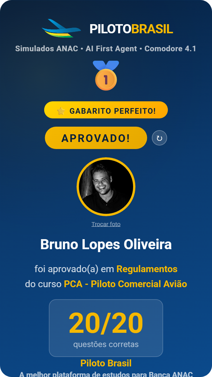 Bruno Lopes Oliveira aprovado