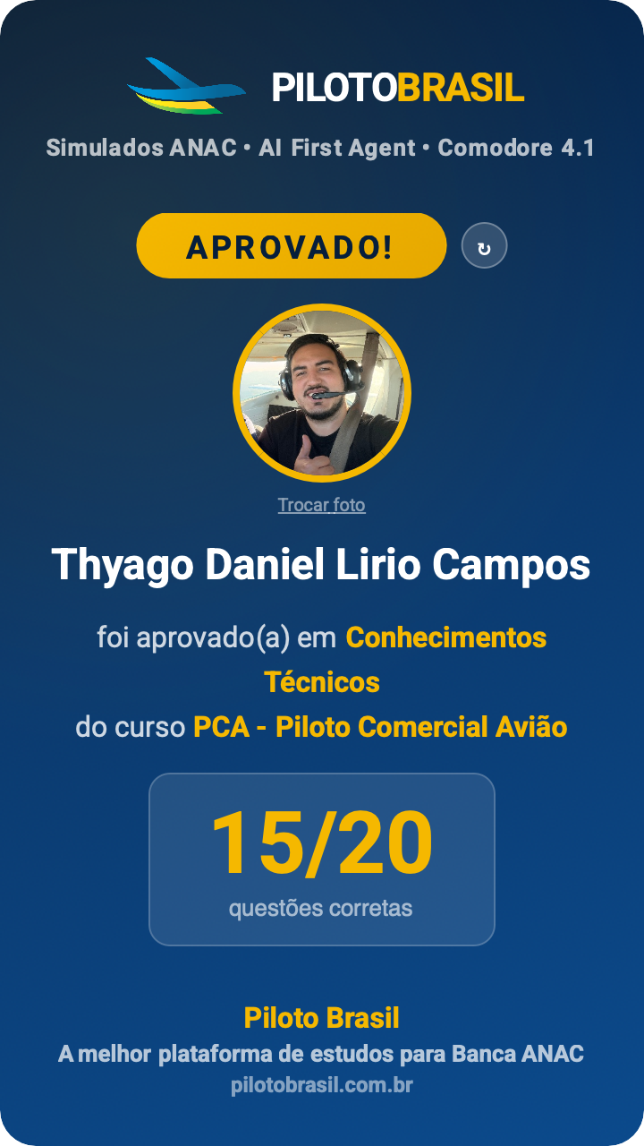 Thyago Daniel Lirio Campos aprovado