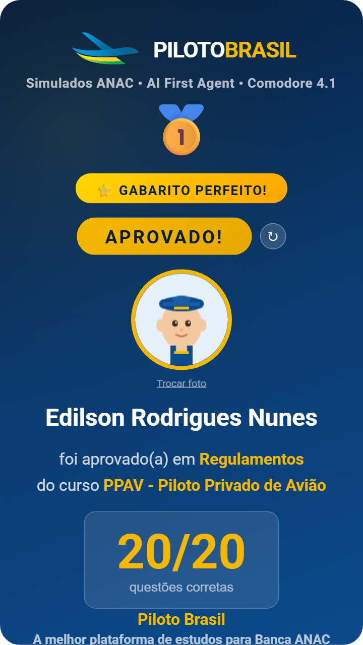 Edilson Rodrigues Nunes aprovado