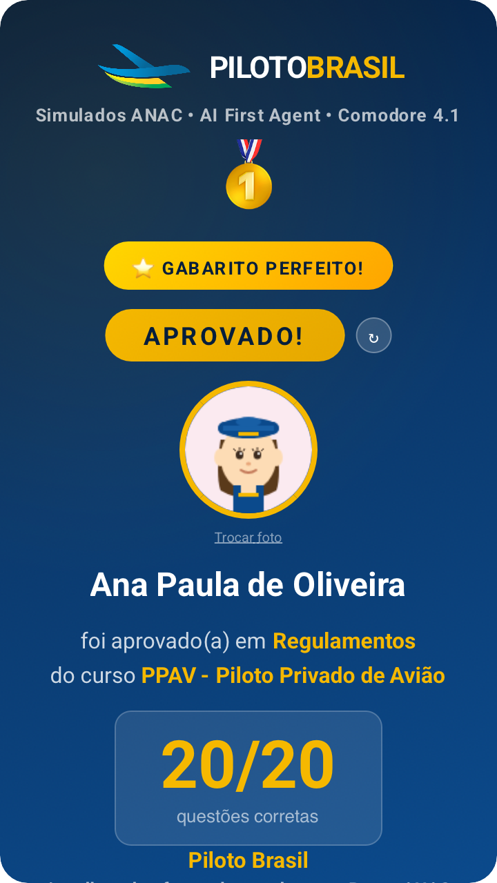 Ana Paula de Oliveira aprovado