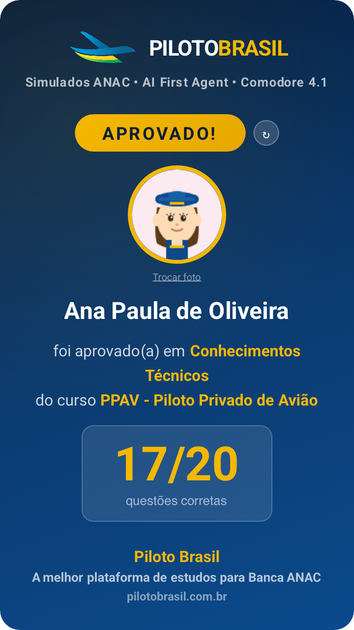 Ana Paula de Oliveira aprovado