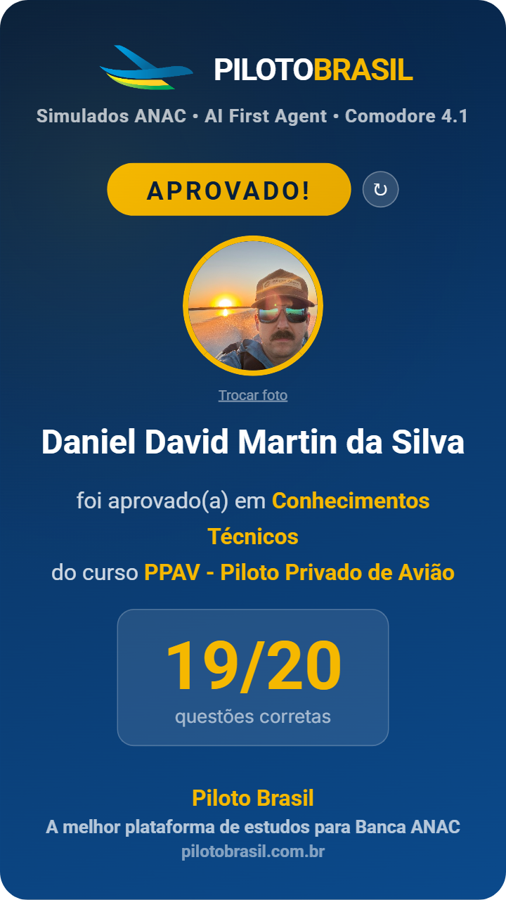 Daniel David Martin da Silva aprovado