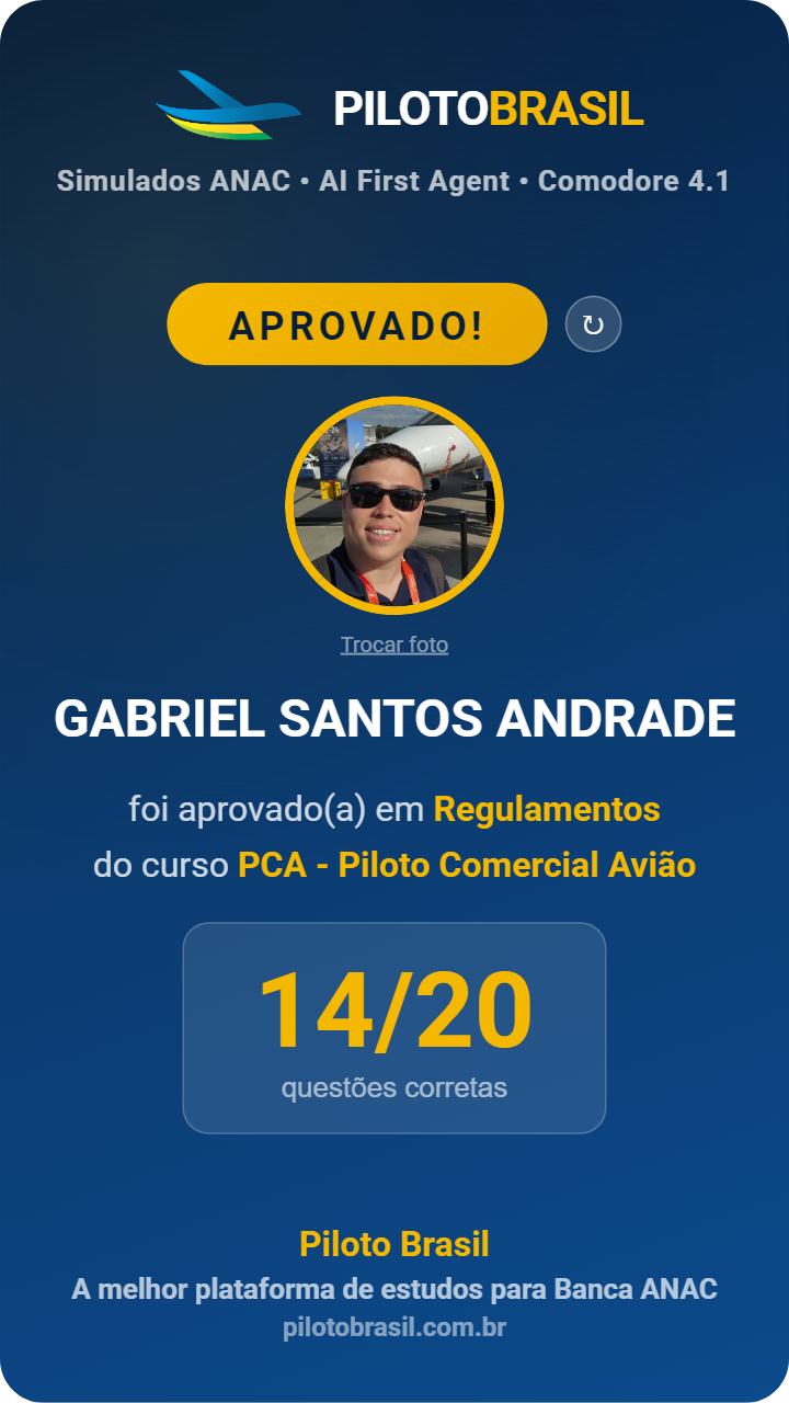 GABRIEL SANTOS ANDRADE aprovado